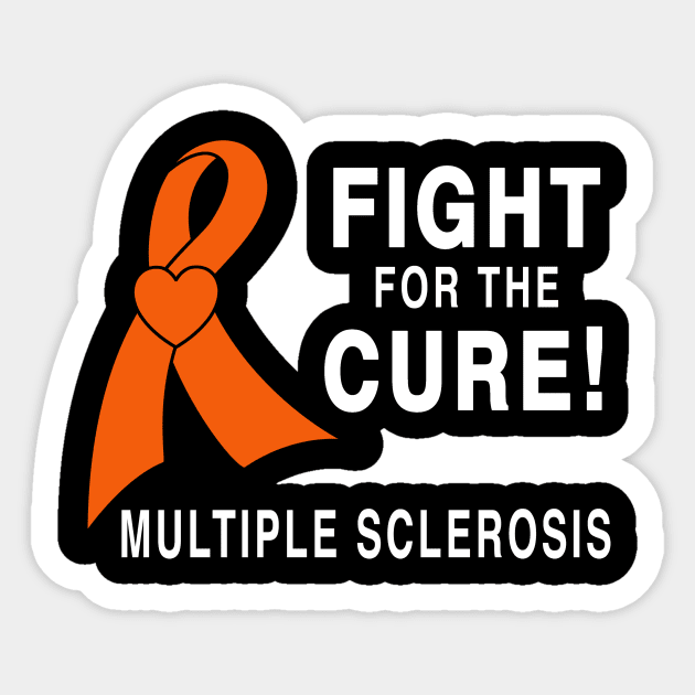 Multiple Sclerosis: Fight for the Cure! Sticker by PenguinCornerStore